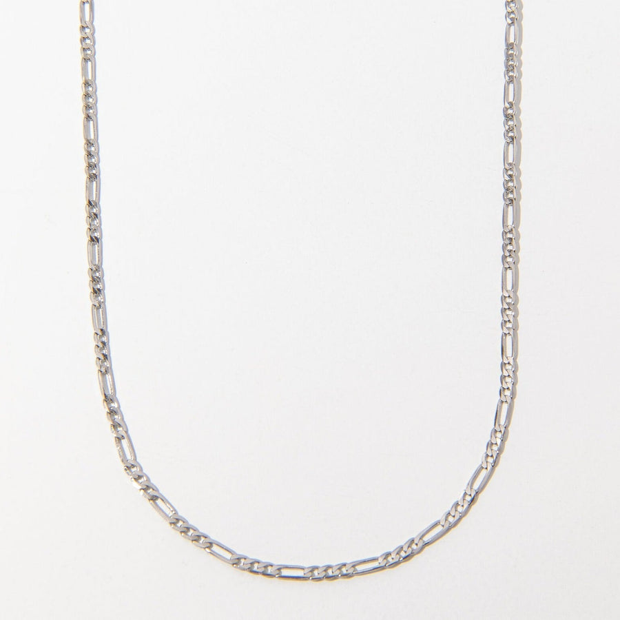 Annalise Silver Figaro Chain - The Essential Jewels