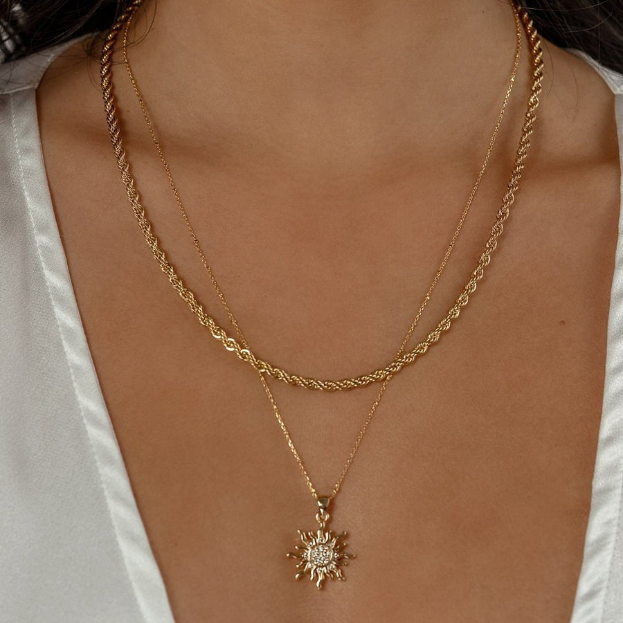 Ava Gold Rope Chain - The Essential Jewels