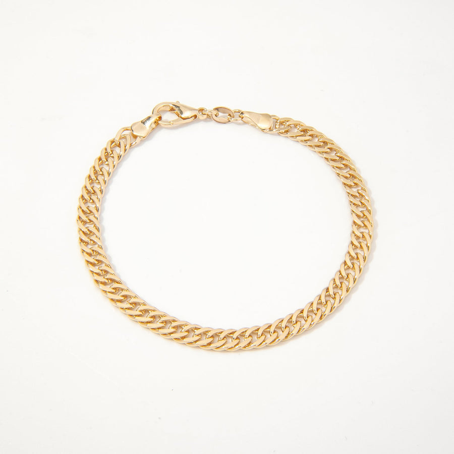 Celene Gold Cuban Bracelet - The Essential Jewels