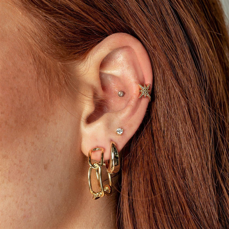 Elise Gold Ear Cuffs - The Essential Jewels