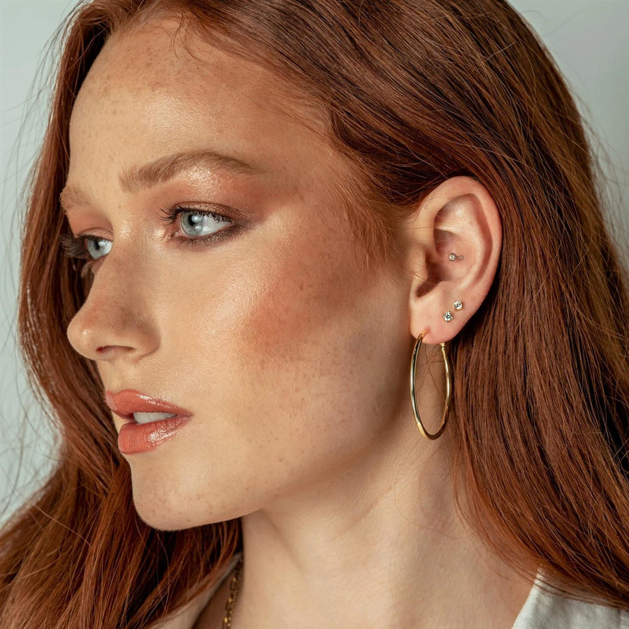 Emile Gold Hoops - The Essential Jewels