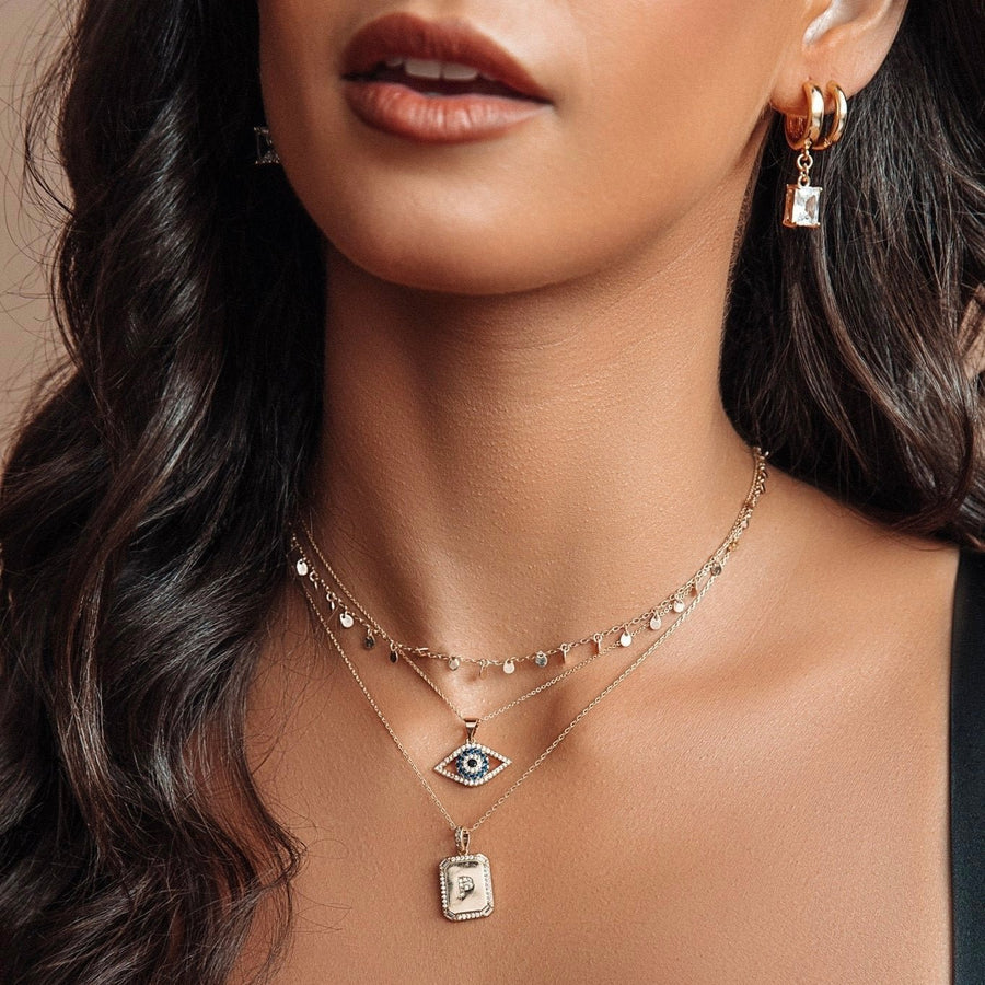 Juliette Diamanté Gold Drop Earrings - The Essential Jewels