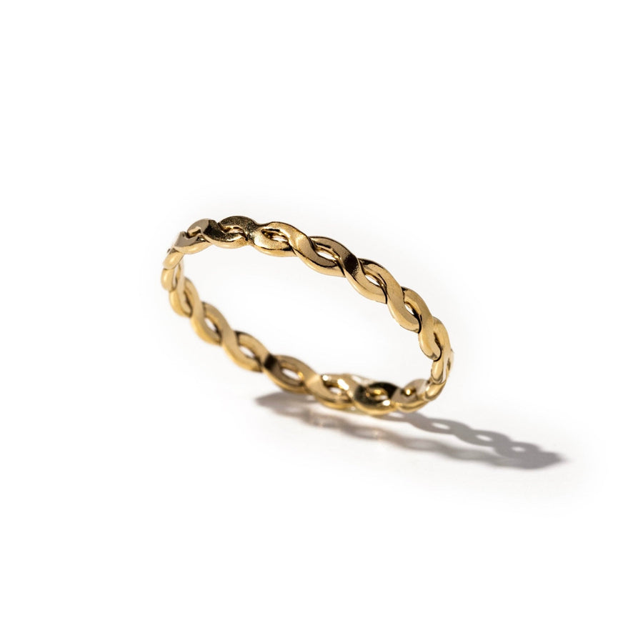Rhea Gold Weave Ring - The Essential Jewels