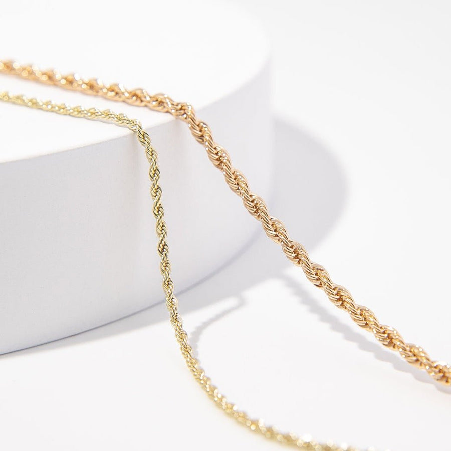 Selena Gold Rope Chain - The Essential Jewels