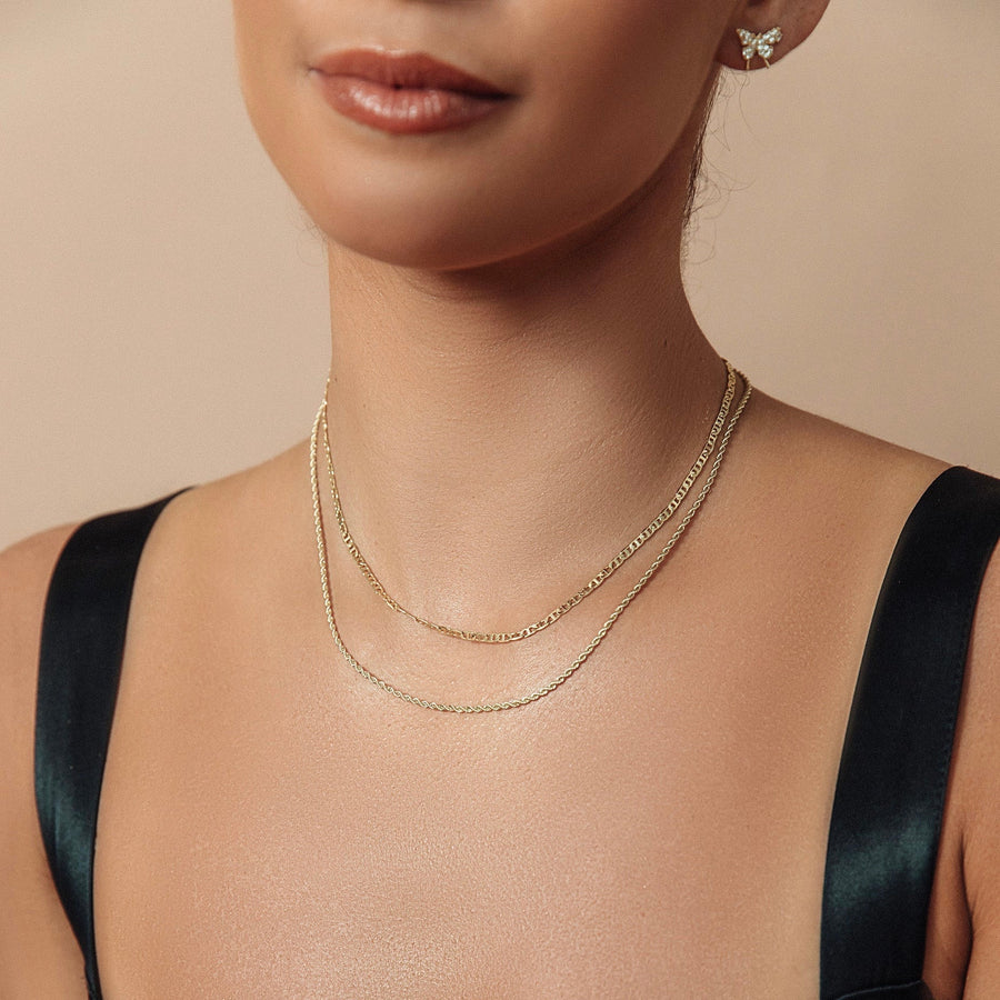 Selena Gold Rope Chain - The Essential Jewels