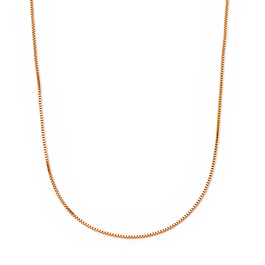 Alexis Rose Gold Box Chain - The Essential Jewels