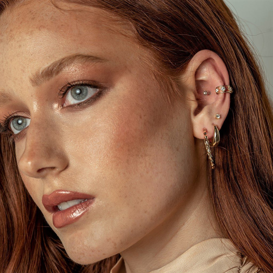 Alisa Gold Ear Cuffs - The Essential Jewels