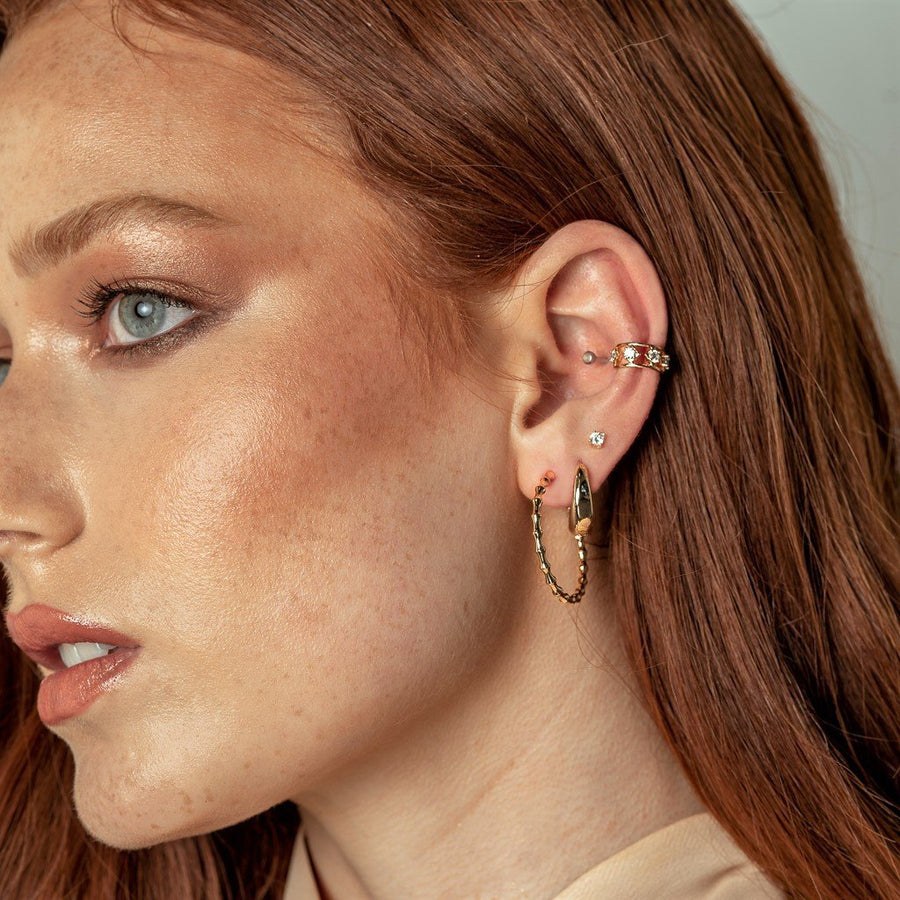 Alisa Gold Ear Cuffs - The Essential Jewels