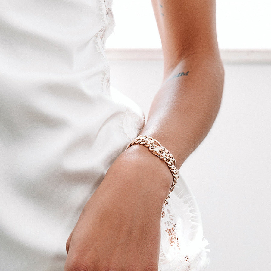 Anya Gold Cuban Bracelet - The Essential Jewels