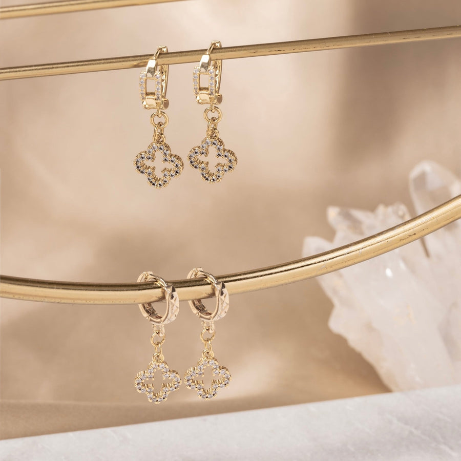 Ari Gold Clover Drop Earrings - The Essential Jewels