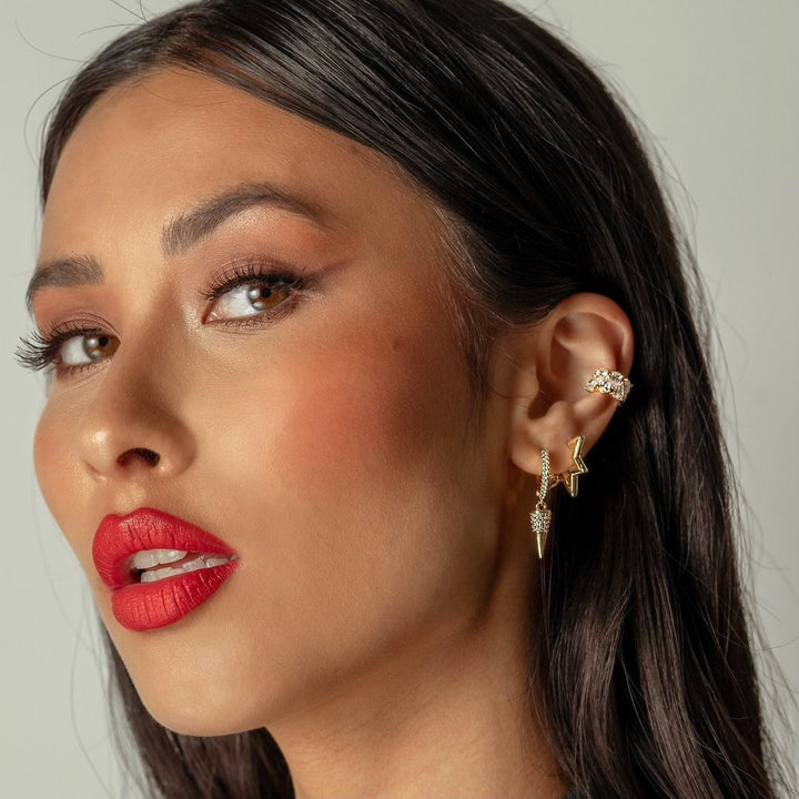 Aurora Gold Earrings - The Essential Jewels