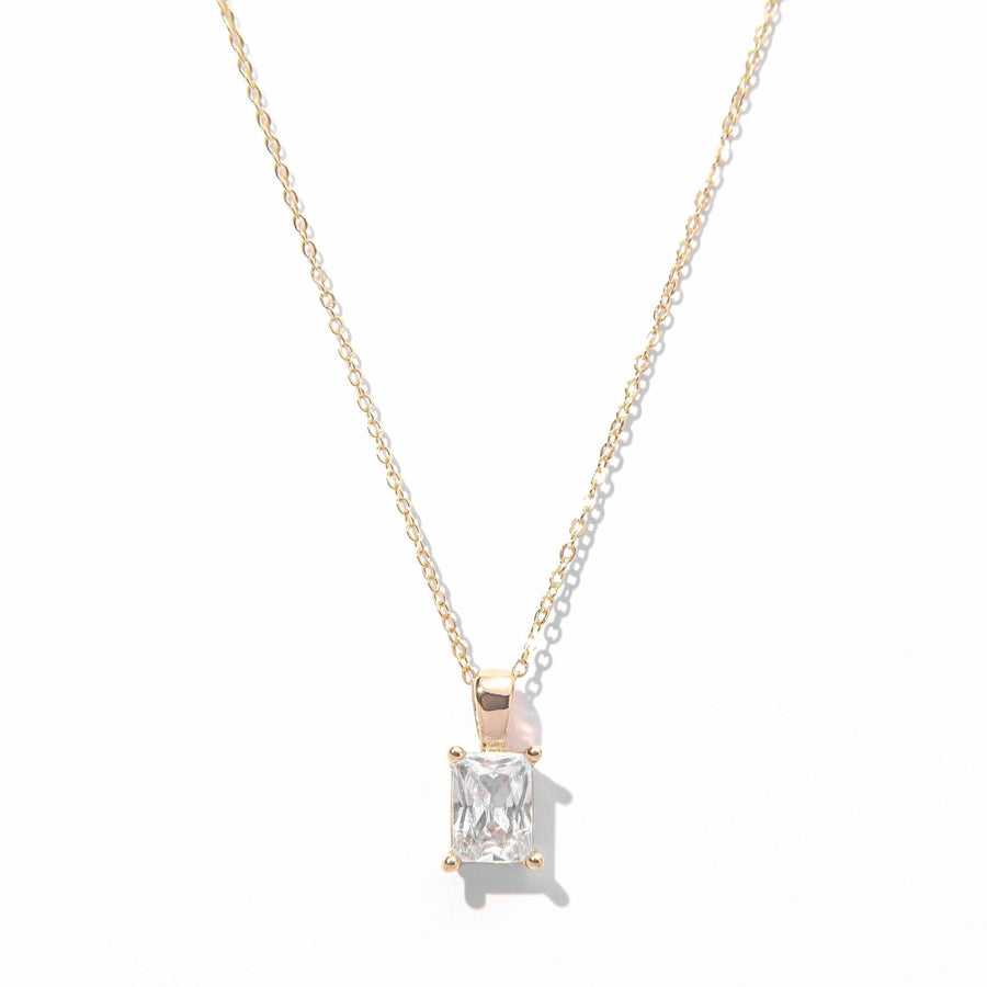 Bijoux Crystal Gold Necklace - The Essential Jewels