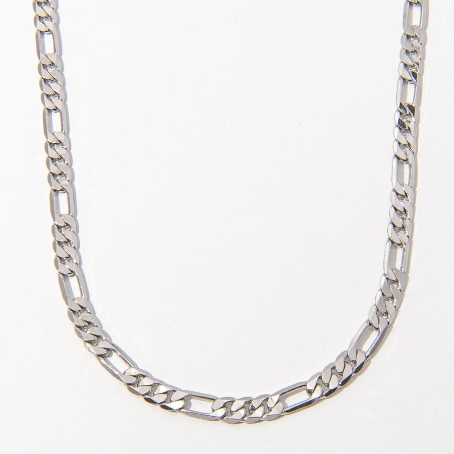 Eden Silver Figaro Chain - The Essential Jewels