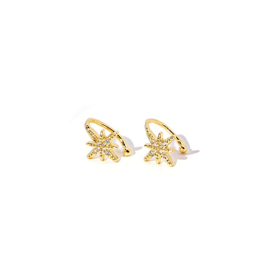Elise Gold Ear Cuffs - The Essential Jewels