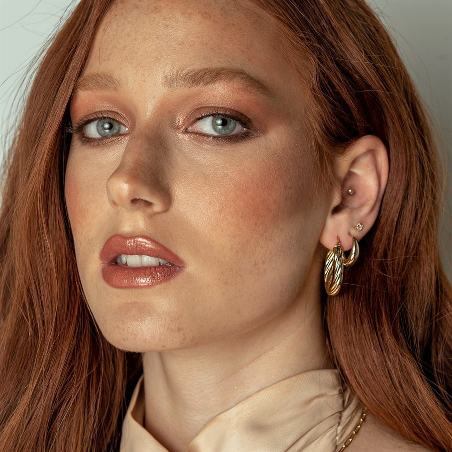 Elle Gold Hoops - The Essential Jewels