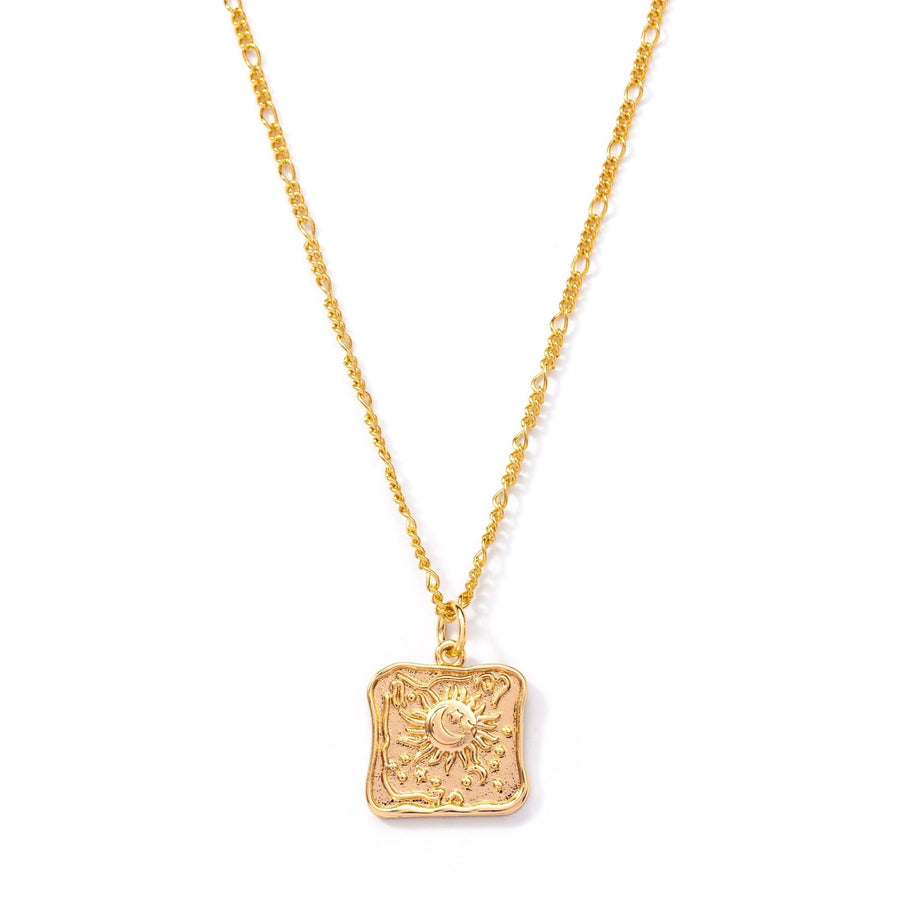 Gold Amaterasu Medallion Necklace - The Essential Jewels