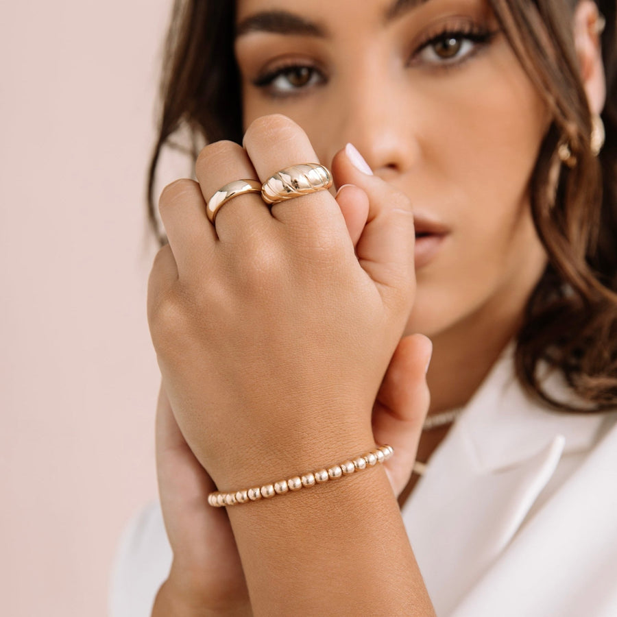 Isla Gold Beaded Bracelet - The Essential Jewels