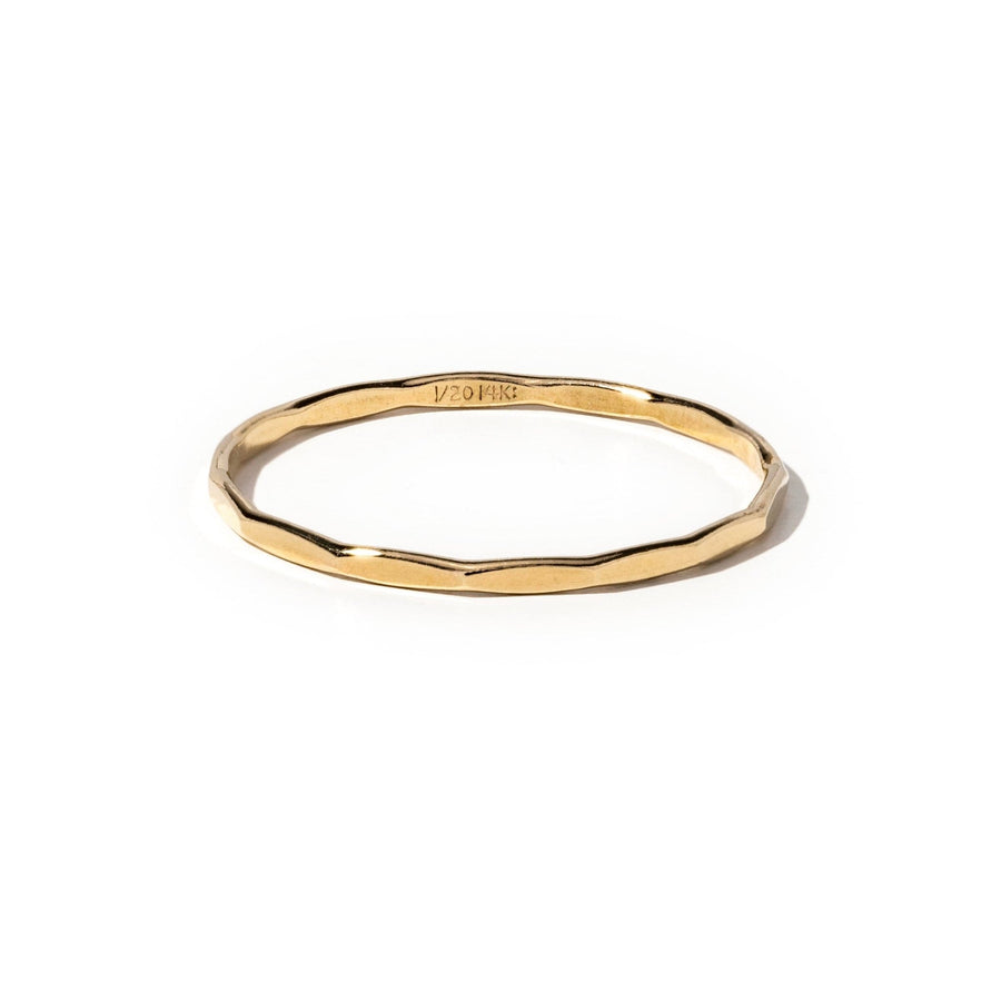 Leyla Faceted Gold Ring - The Essential Jewels