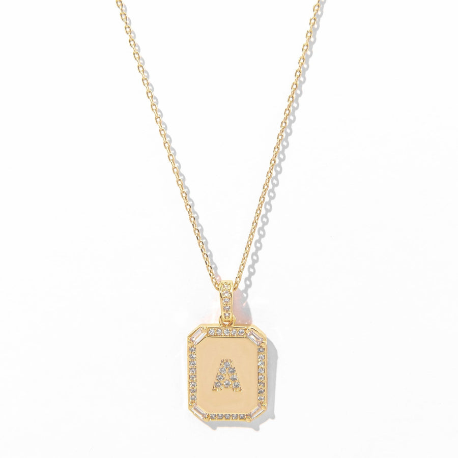 Love Letter Initial Gold Necklace - The Essential Jewels