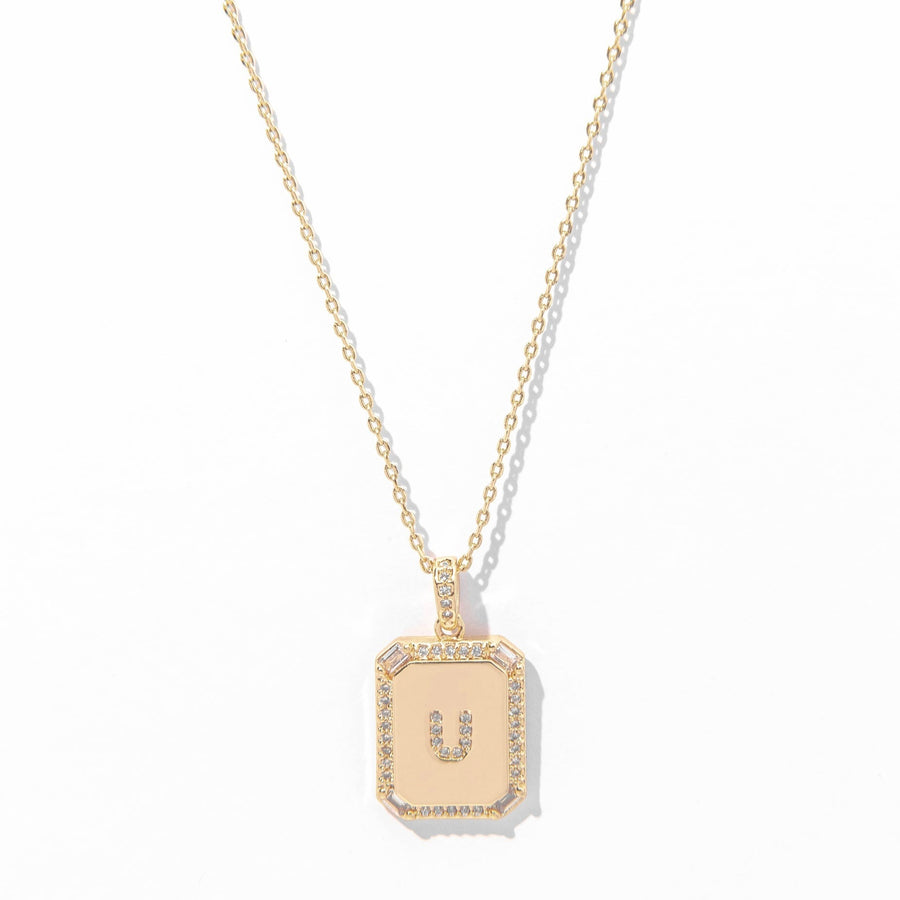 Love Letter Initial Gold Necklace - The Essential Jewels