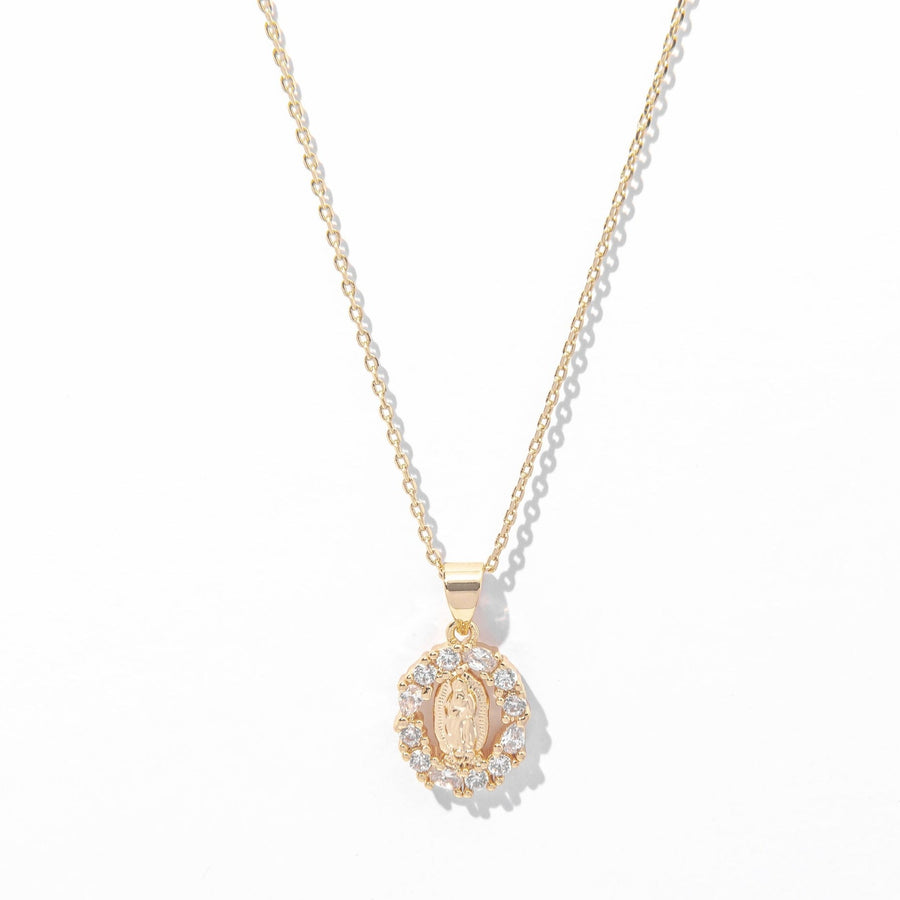 Mini Mother Mary Gold Necklace - The Essential Jewels