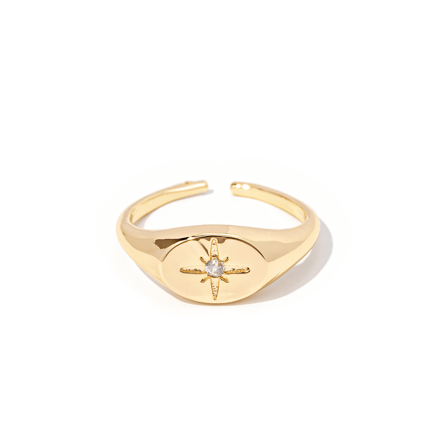 Night Sky Gold Ring - The Essential Jewels