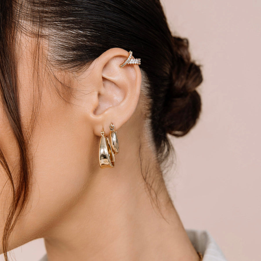 Olivia Gold Ear Cuffs - The Essential Jewels