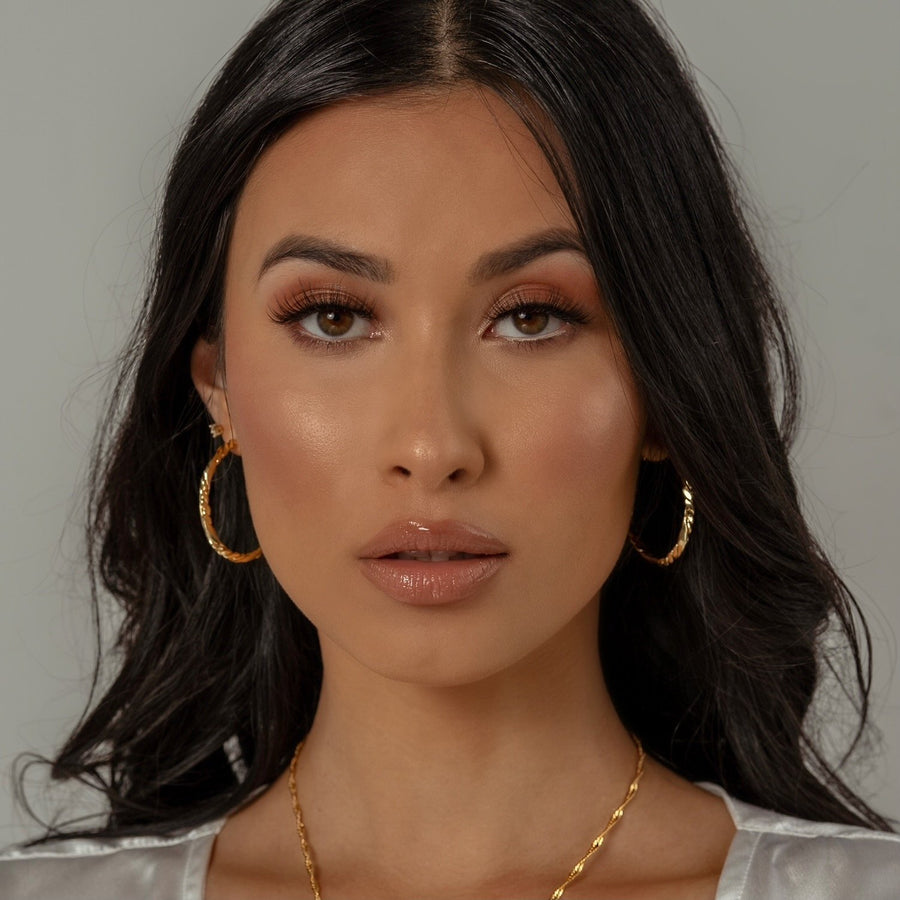 Olivia Gold Hoops - The Essential Jewels