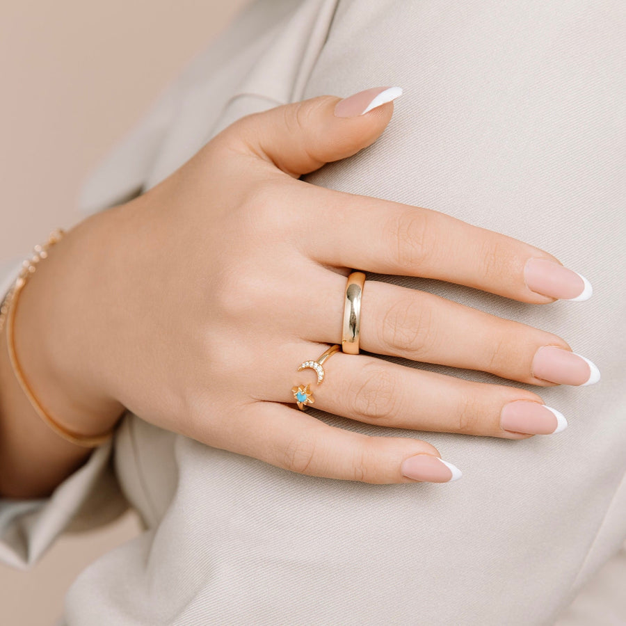 Serafina Celestial Gold Ring - The Essential Jewels