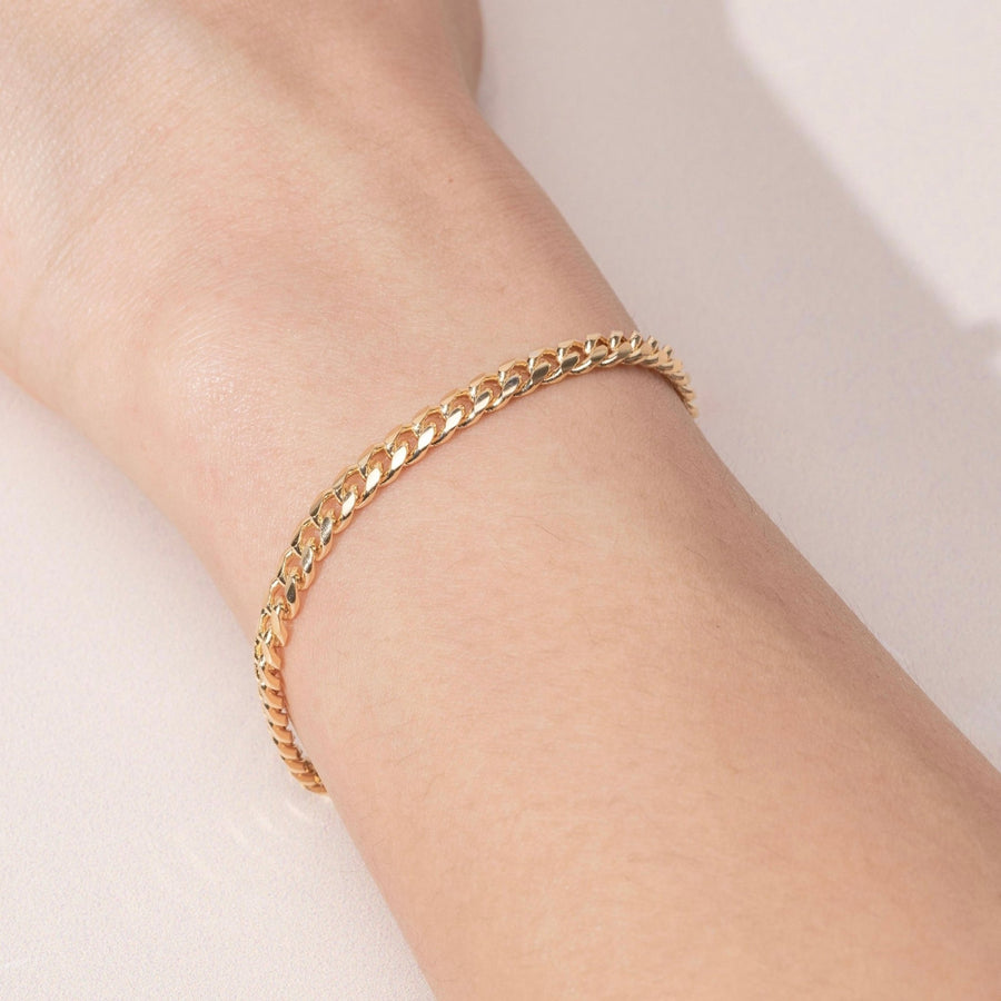 Verity Gold Cuban Bracelet - The Essential Jewels